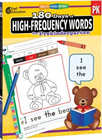 Book Cover for 180 Days¬: High-Frequency Words for Prekindergarten by Darcy Mellinger
