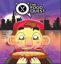 Book Cover for The Food Quest Adventures Through A Windy City by Tommy Watkins