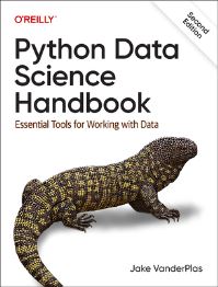 Book Cover for Python Data Science Handbook by Jacob T Vanderplas