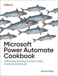 Book Cover for Microsoft Power Automate Cookbook by Ahmad Najjar