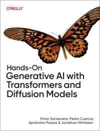 Book Cover for Hands-On Generative AI With Transformers and Diffusion Models by Omar Sanseviero, Pedro Cuenca, Apolinário Passos, Jonathan Whitaker