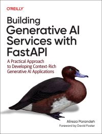 Book Cover for Building Generative AI Services With FastAPI by Ali Parandeh