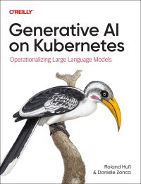 Book Cover for Generative AI on Kubernetes by Roland Huß, Daniele Zonca