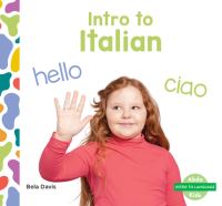 Book Cover for Intro to Italian by Bela Davis