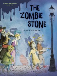 Book Cover for The Zombie Stone by K G Campbell