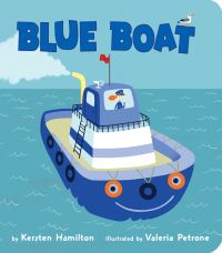 Book Cover for Blue Boat by Kersten Hamilton