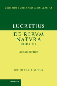 Book Cover for De Rerum Natura. Book III by Titus Lucretius Carus