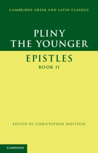Book Cover for Pliny, the Younger Book II by Pliny