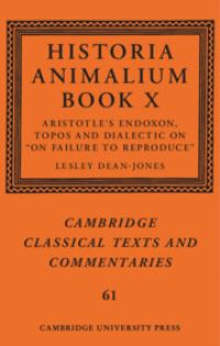 Book Cover for Historia Animalium. Book X by Aristotle