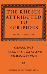Book Cover for The Rhesus Attributed to Euripides by Euripides