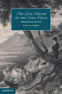Book Cover for The Late Poetry of the Lake Poets by Tim Fulford