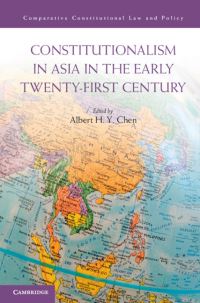 Book Cover for Constitutionalism in Asia in the Early Twenty-First Century by Hongyi Chen