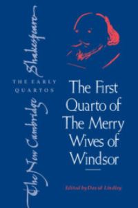 Book Cover for The First Quarto of the Merry Wives of Windsor by William Shakespeare