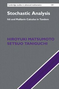 Book Cover for Stochastic Analysis by Hiroyuki Aoyama Gakuin University, Japan Matsumoto, Setsuo Kyushu University, Japan Taniguchi