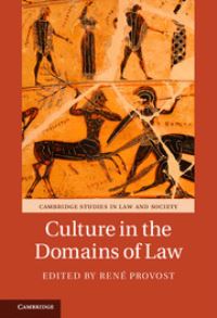 Book Cover for Culture in the Domains of Law by René Provost