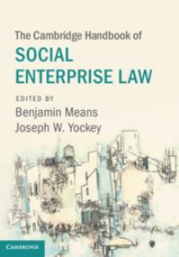 Book Cover for The Cambridge Handbook of Social Enterprise Law by Benjamin Means, Joseph W. Yockey
