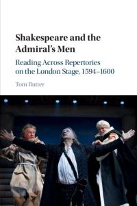 Book Cover for Shakespeare and the Admiral's Men by Tom Rutter