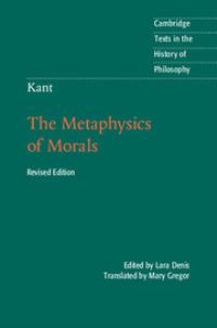 Book Cover for The Metaphysics of Morals by Immanuel Kant
