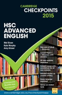 Book Cover for Cambridge Checkpoints HSC Advanced English 2015 by Mel Dixon, Kate Murphy, Amy Alrawi