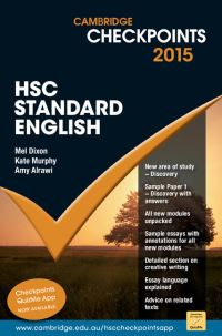 Book Cover for Cambridge Checkpoints HSC Standard English 2015 by Mel Dixon, Kate Murphy, Amy Alrawi