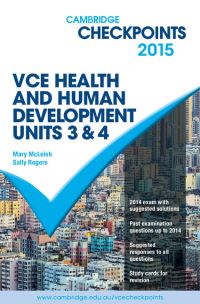 Book Cover for Cambridge Checkpoints VCE Health and Human Development Units 3 and 4 2015 by Mary McLeish, Sally Rogers
