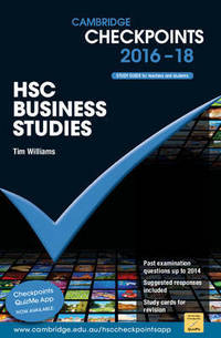 Book Cover for Cambridge Checkpoints HSC Business Studies 2016-18 by Tim Williams