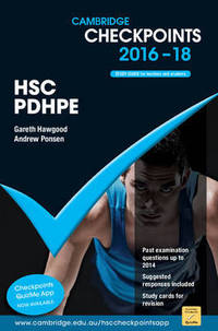 Book Cover for Cambridge Checkpoints HSC Personal Development, Health and Physical Education 2016-18 by Gareth Hawgood, Andrew Ponsen