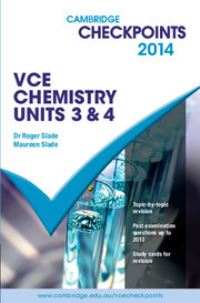 Book Cover for Cambridge Checkpoints VCE Chemistry Units 3 and 4 2014 by Roger Slade, Maureen Slade