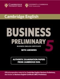 Book Cover for Cambridge English Business Preliminary 5 by University of Cambridge
