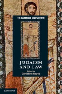Book Cover for The Cambridge Companion to Judaism and Law by Christine Elizabeth Hayes
