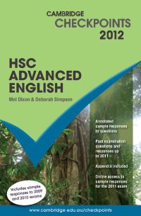 Book Cover for Cambridge Checkpoints HSC Advanced English 2012 by Mel Dixon, Deborah Simpson