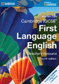 Book Cover for Cambridge IGCSE First Language English. Teacher's Resource by Marian Cox