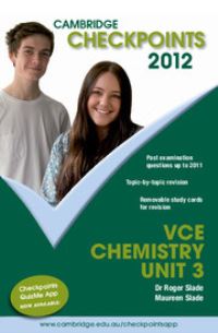 Book Cover for VCE Chemistry Unit 3 2012 by Roger Slade, Maureen Slade