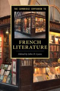 Book Cover for The Cambridge Companion to French Literature by John D Lyons