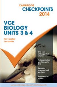 Book Cover for Cambridge Checkpoints VCE Biology Units 3 and 4 2014 by Harry Leather, Jan Leather