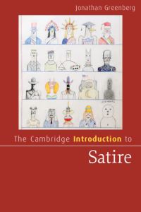 Book Cover for The Cambridge Introduction to Satire by Jonathan Daniel Greenberg