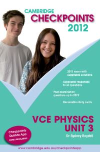 Book Cover for Cambridge Checkpoints VCE Physics Unit 3 2012 by Sydney Boydell