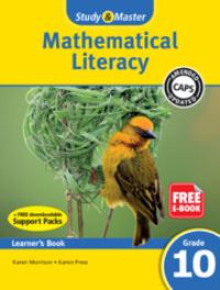 Book Cover for Study & Master Mathematical Literacy Learner's Book Grade 10 English by Karen Morrison, Karen Press