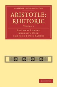 Book Cover for Aristotle by Edward Meredith Cope, John Edwin Sandys