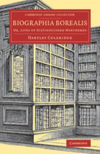 Book Cover for Biographia Borealis by Hartley Coleridge