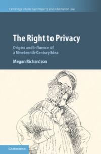 Book Cover for The Right to Privacy by Megan Richardson