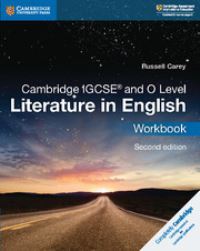 Book Cover for Cambridge IGCSE and O Level Literature in English. Workbook by Russell Carey