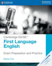 Book Cover for Cambridge IGCSE(TM) First Language English Exam Preparation and Practice by Marian Cox