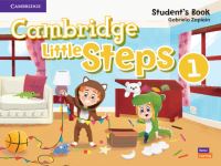 Book Cover for Cambridge Little Steps. Level 1 Student's Book by Gabriela Zapiain