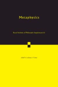 Book Cover for Metaphysics by Anthony OHear