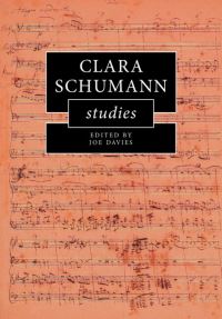 Book Cover for Clara Schumann Studies by Joe Davies