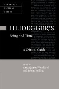 Book Cover for Heidegger's Being and Time by Aaron James Wendland, Tobias Keiling