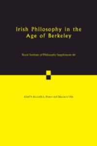 Book Cover for Irish Philosophy in the Age of Berkeley by Ireland Trinity College Dublin, Royal Institute of Philosophy
