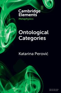 Book Cover for Ontological Categories by Katarina Perovic