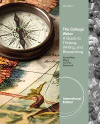 Book Cover for The College Writer by Randall VanderMey
